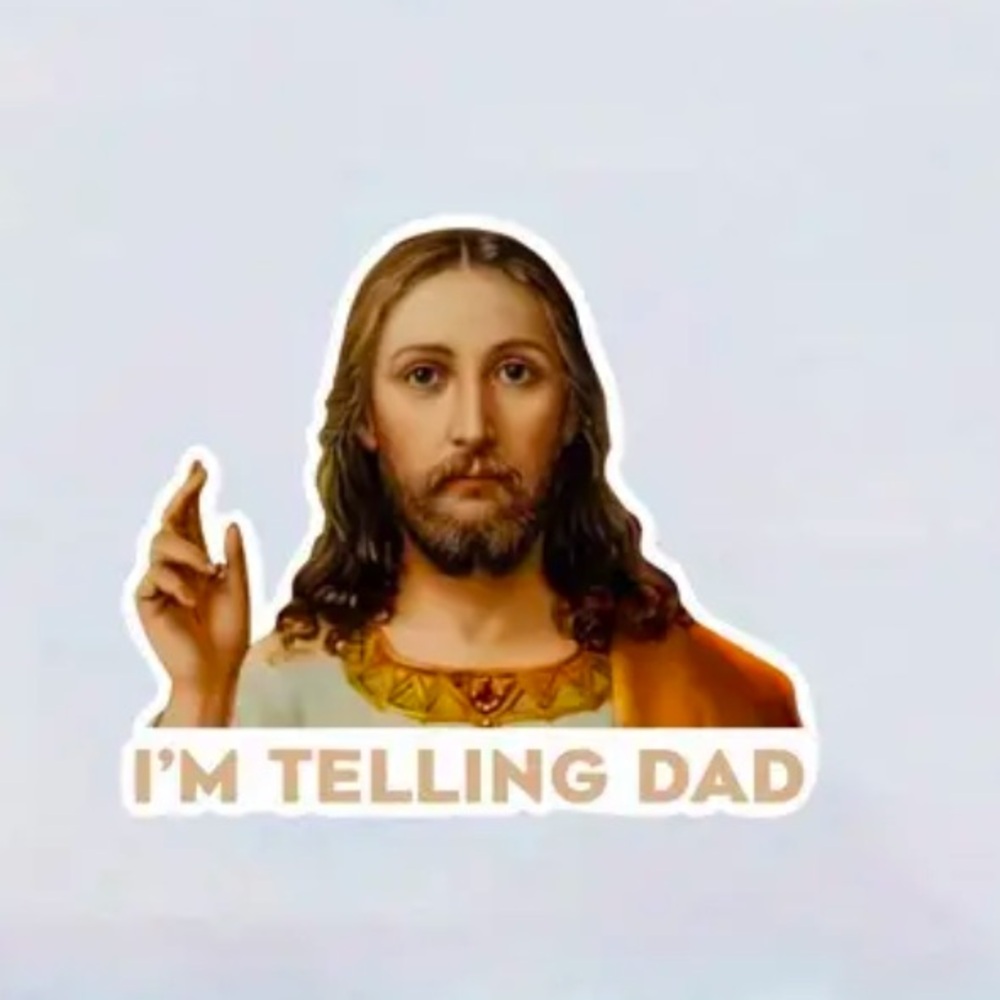 Car Sticker, “IM TELLING DAD” Vinyl Sticker, NEW, Funny!  🎁